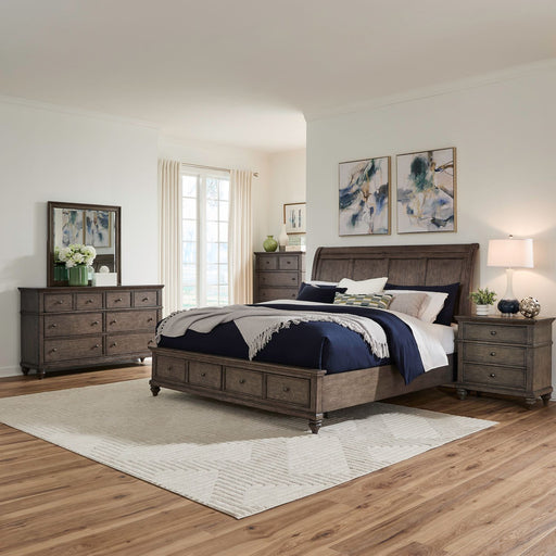Twin Lakes Queen Storage Bed, Dresser & Mirror, Chest, Night Stand image