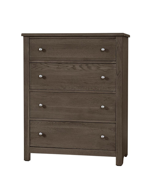 Vaughan Bassett Fundamentals 4 Drawer Chest in Grey image