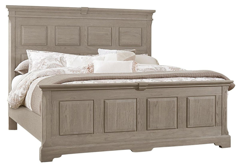 Vaughan-Bassett Heritage Cal King Mansion Bed in Greystone image