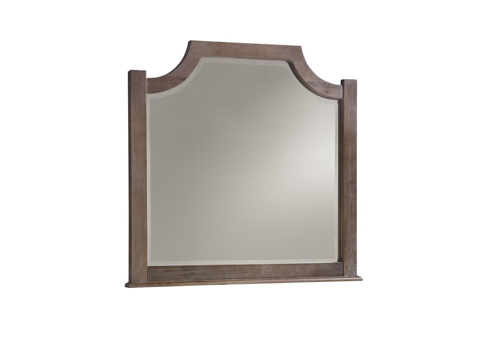 Vaughan-Bassett Maple Road Scalloped Mirror in Maple Syrup image