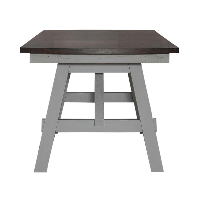 Liberty Furniture Newport Gathering Table in Smokey Grey