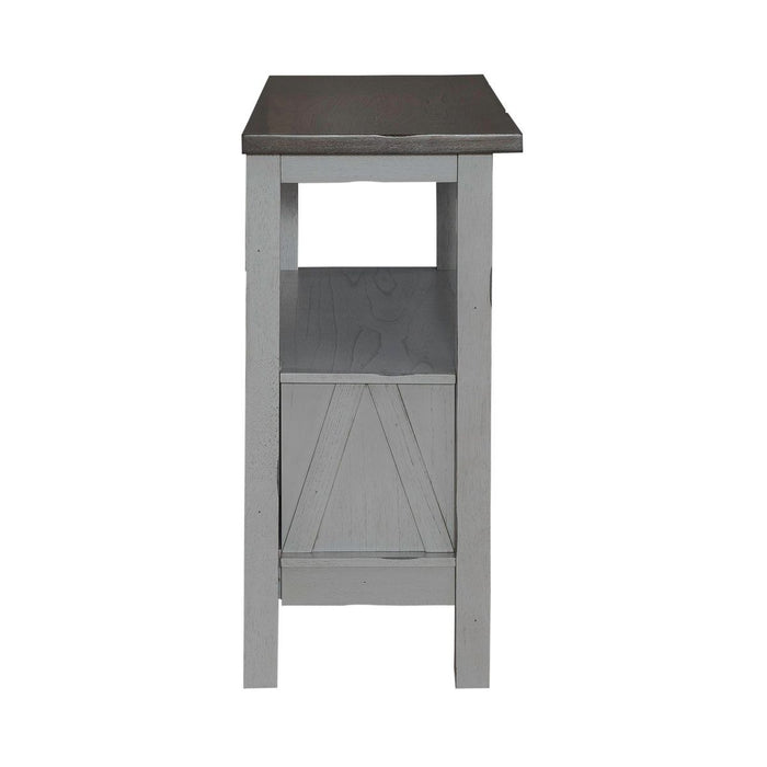 Liberty Furniture Newport Server in Smokey Grey