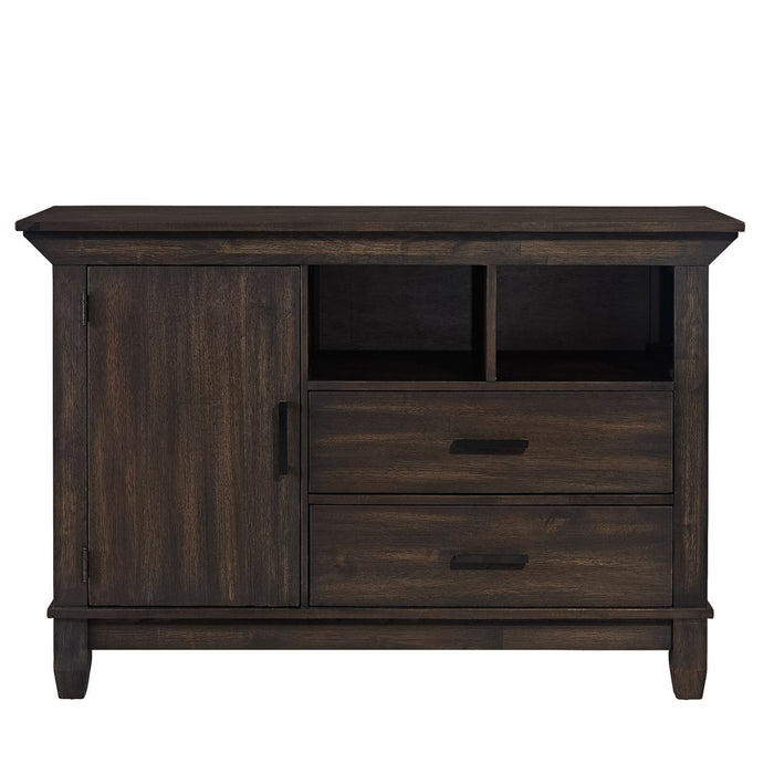Double Bridge Sideboard in Dark Chestnut