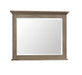 Vaughan Bassett Carlisle Landscape Mirror in Natural Grey image