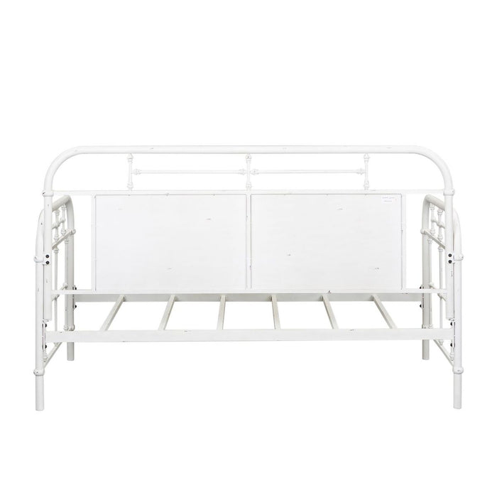 Liberty Furniture Vintage Series Twin Metal Bed in Antique White