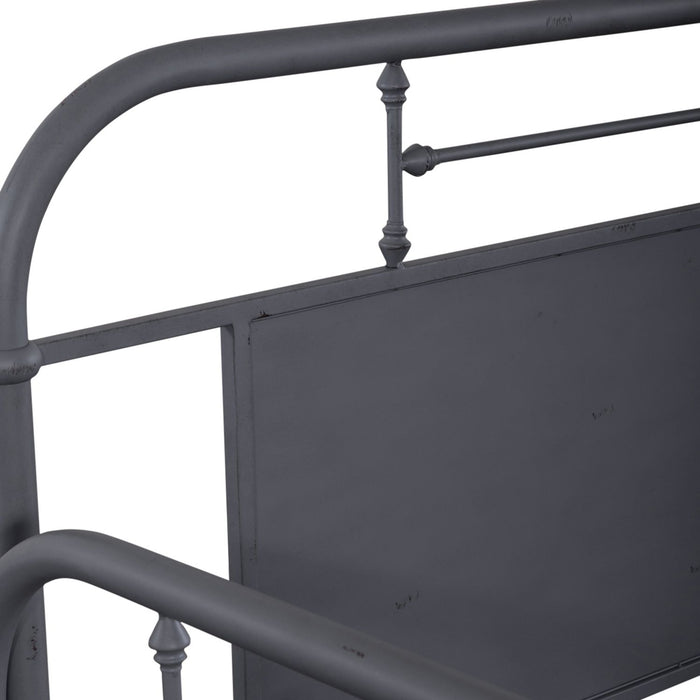 Vintage Series Twin Metal Bed in Navy