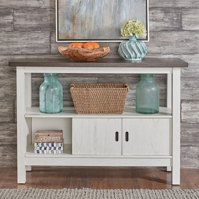 Liberty Furniture Brook Bay Sideboard in Textured White image