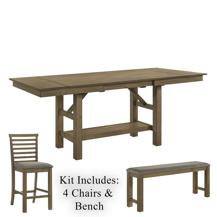 Brook Bay 6 Piece Gathering Table Set image
