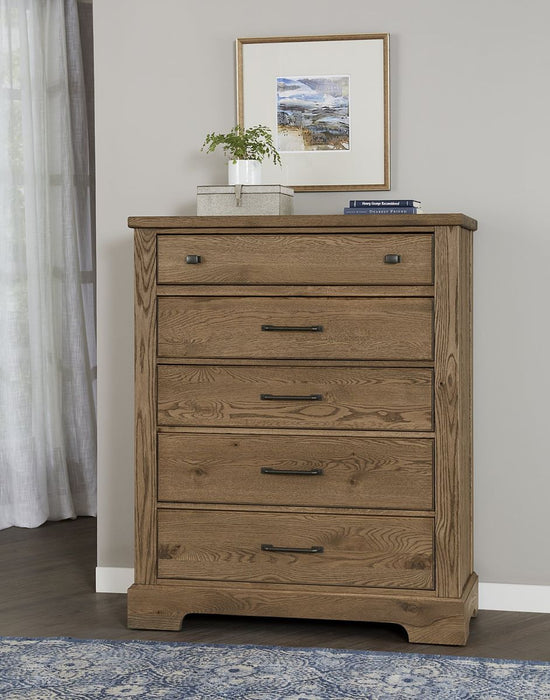 Vaughan Bassett Yosemite 5 Drawer Chest in Natural