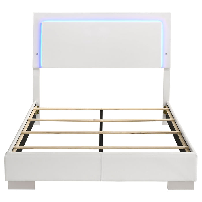 Felicity Panel Bed with LED Lighting
