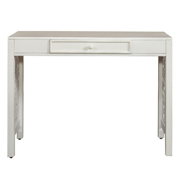 Liberty Furniture Trellis Lane Accent Writing Desk in Weathered White image