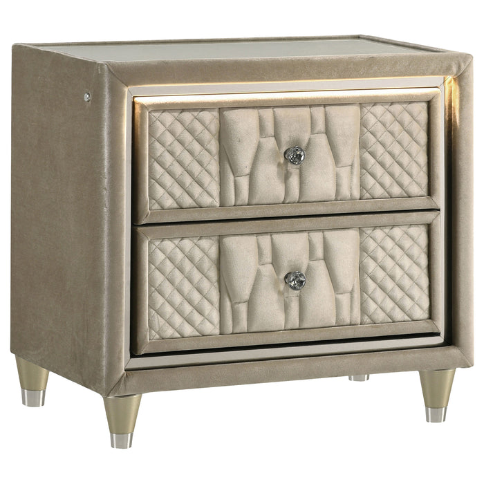 Lorient Nightstand with LED Lighting