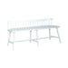 Liberty Furniture Capeside Cottage Spindle Back Dining Bench in Porcelain White image