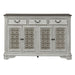 Liberty Furniture Magnolia Manor Hall Buffet in Antique White image