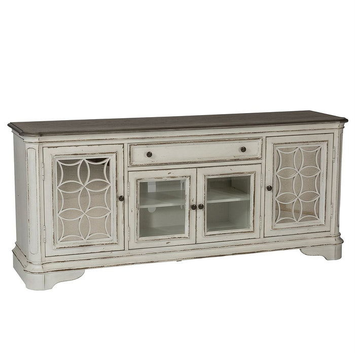 Liberty Magnolia Manor Entertainment TV Stand in Antique White