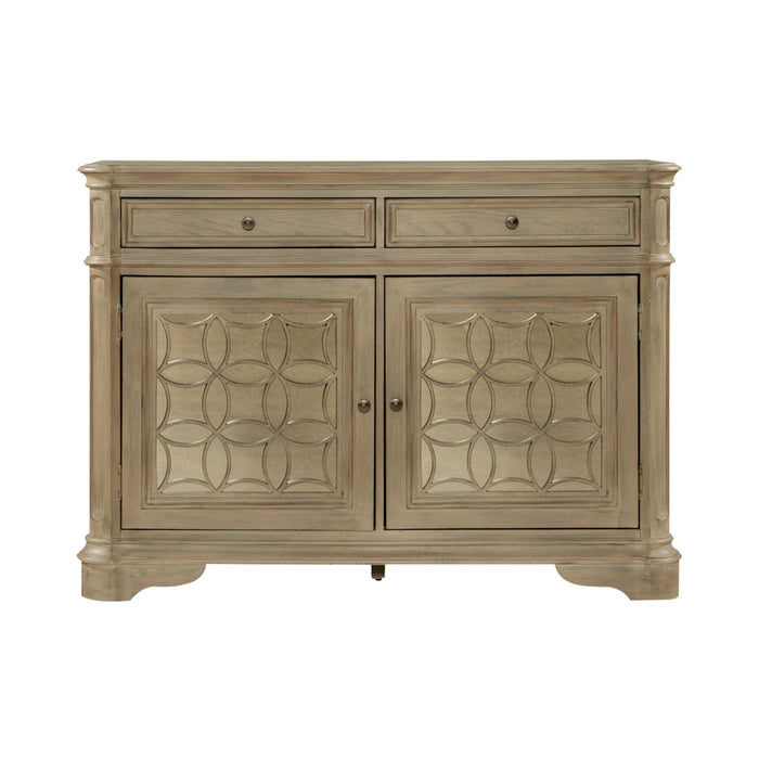 Liberty Furniture Magnolia Manor Buffet in Weathered Bisque