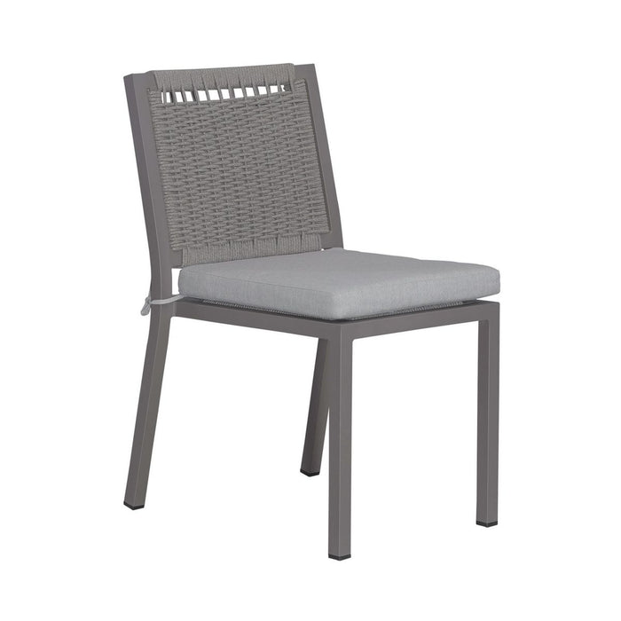 Liberty Furniture Plantation Key Outdoor Panel Back Side Chair (Set of 2) in Granite image