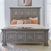 Liberty Furniture Big Valley King Mansion Panel Bed in Graystone image