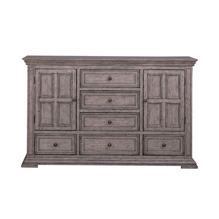 Liberty Furniture Big Valley Dresser in Graystone