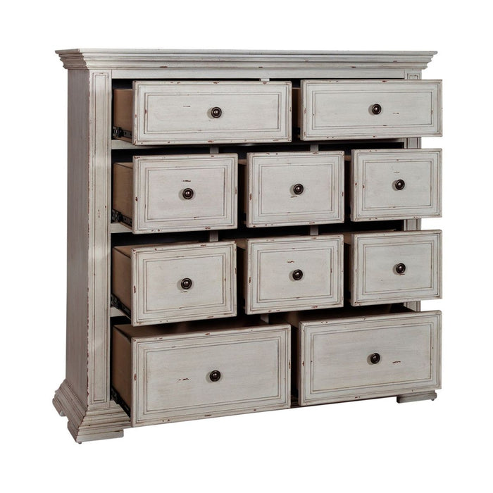 Liberty Furniture Big Valley 10 Drawer Chesser in Whitestone