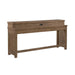 Liberty Furniture Pinebrook Ridge Console Bar Table in Weathered Toffee image