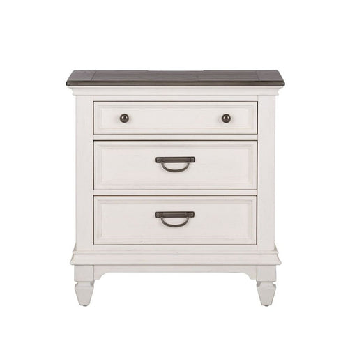 Liberty Furniture Allyson Park Nightstand in Wirebrushed White image