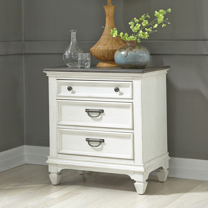 Liberty Furniture Allyson Park Nightstand in Wirebrushed White image