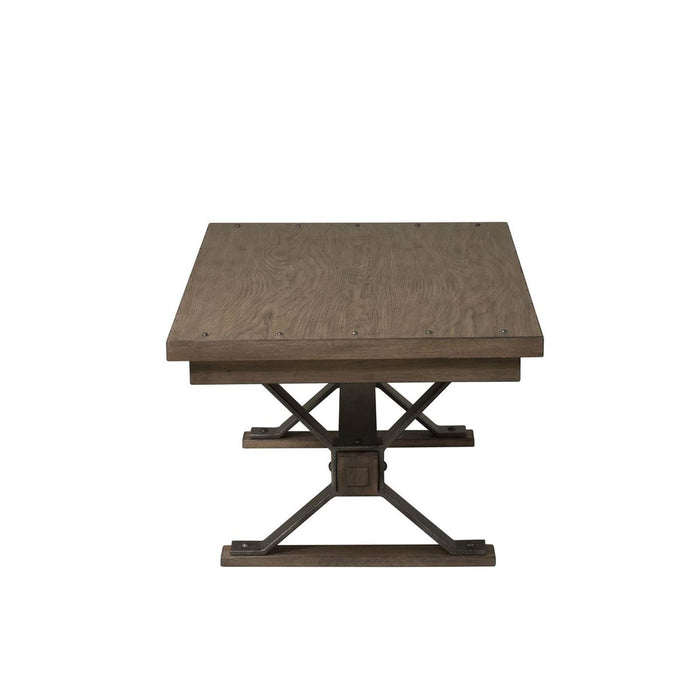 Liberty Sonoma Road Rectangular Cocktail Table in Weathered Beaten Bark