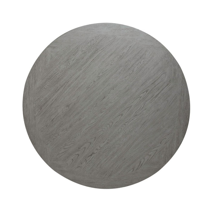 Liberty Furniture Palmetto Heights Round Pedestal Table in Two-Tone