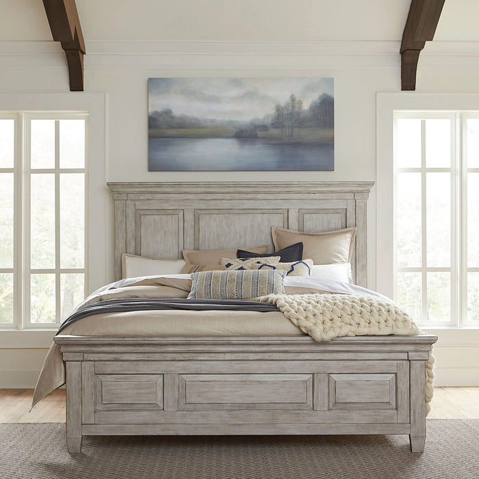 Heartland King California Panel Bed, Dresser & Mirror, Chest image