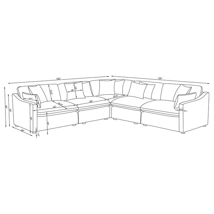 Hobson Recliner Sectionals