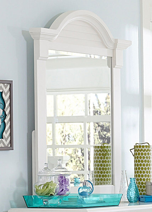 Liberty Furniture Summer House Small Mirror in Oyster White