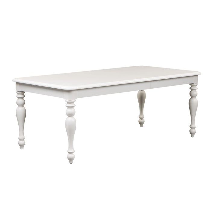 Summer House Rectangular Leg Table in Oyster White