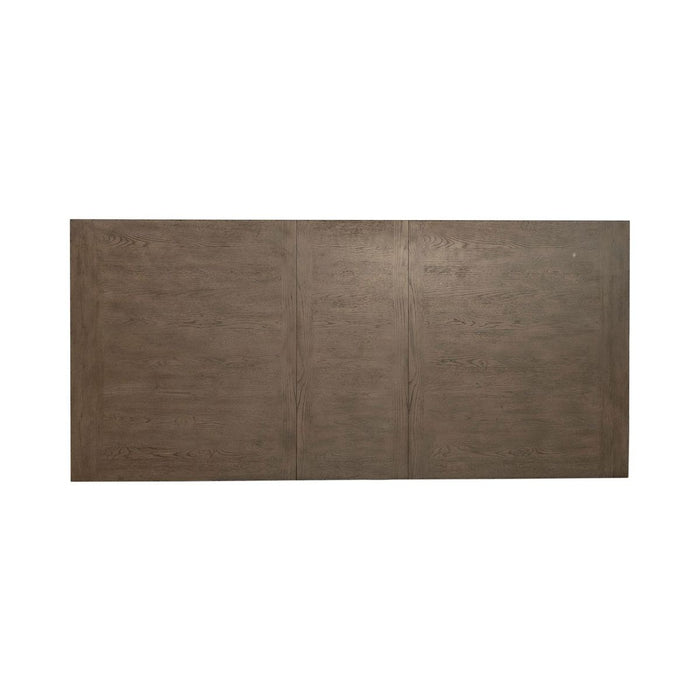 Liberty Furniture Americana Farmhouse Rectangular Leg Table in Dusty Taupe & Black