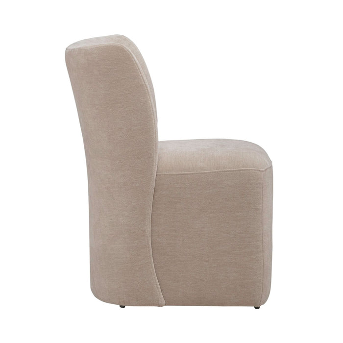 Accent Dining Accent Dining Chair w/ Casters - Wicker