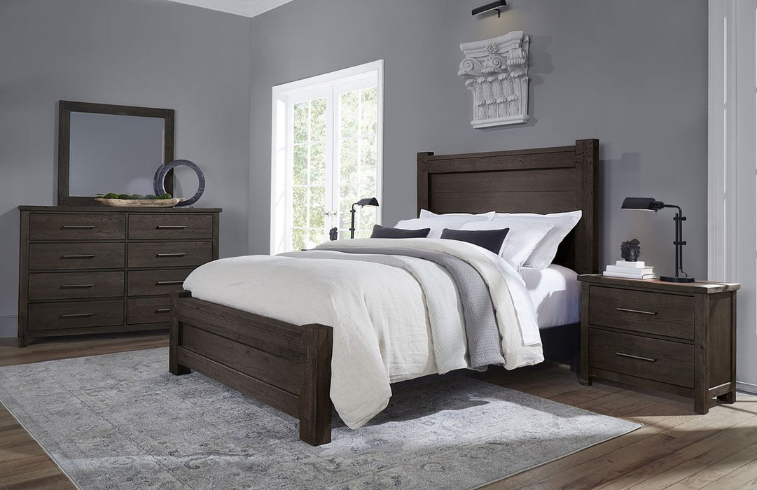 Vaughan Bassett Dovetail Cal King Poster Bed in Java