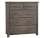 Vaughan Bassett Dovetail Standing Dresser in Mystic Grey image