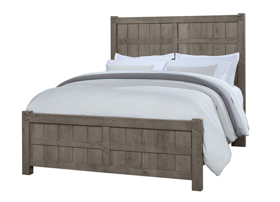Vaughan Bassett Dovetail Queen Board and Batten Bed in Mystic Grey image
