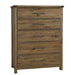 Vaughan Bassett Dovetail 5-Drawer Chest in Natural image