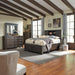 Thornwood Hills Queen Bookcase Bed, Dresser & Mirror, Chest image