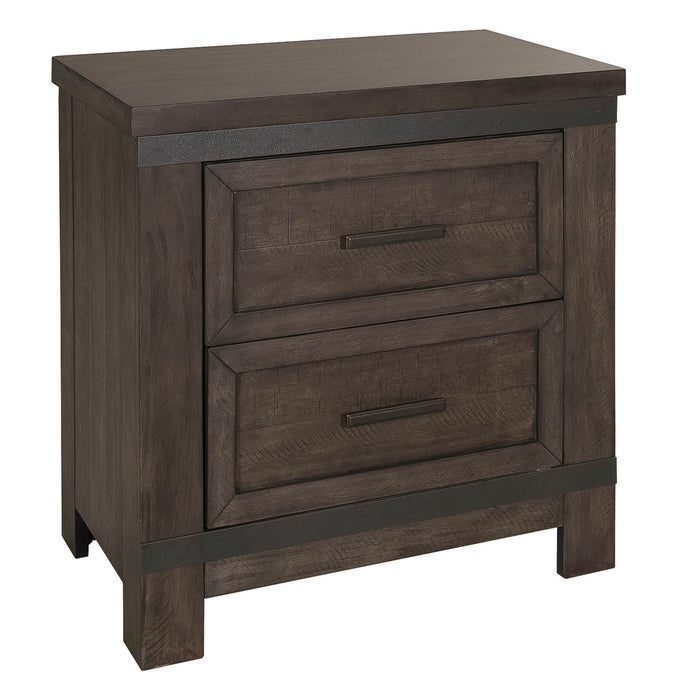 Thornwood Hills Panel Bed, Dresser & Mirror, Night Stand image