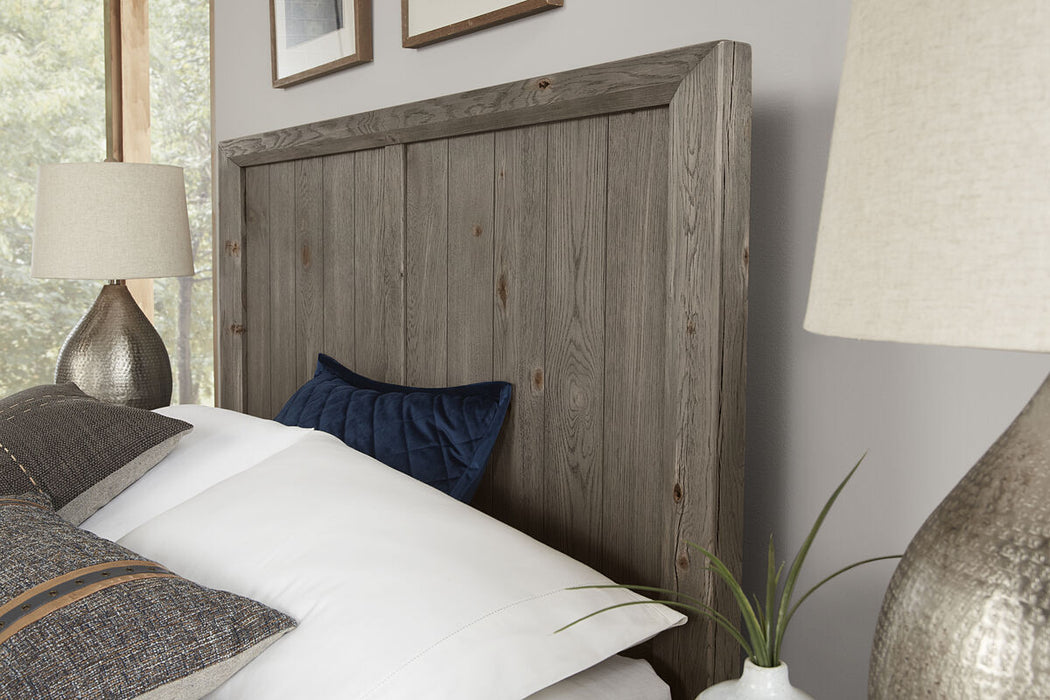 Vaughan Bassett Yellowstone California King Panel Bed in Dapple Grey