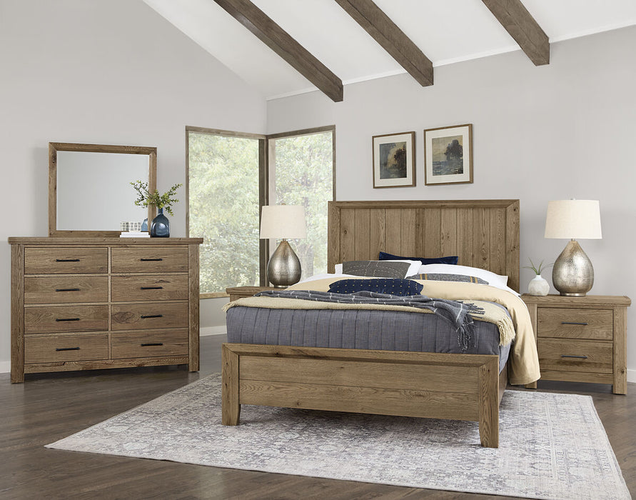 Vaughan Bassett Yellowstone 8 Drawer Dresser in Chestnut Natural