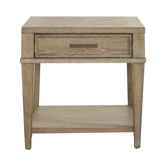 Liberty Furniture Devonshire End Table in Weathered Sandstone