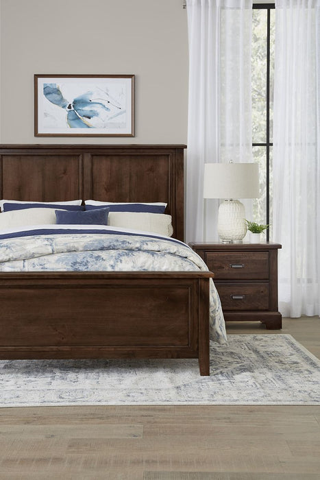 Vaughan Bassett Lancaster County 2 Drawer Nightstand in Amish Walnut