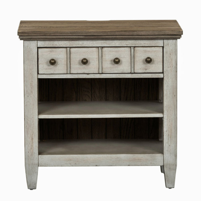 Heartland King Panel Bed, Dresser & Mirror, Night Stand