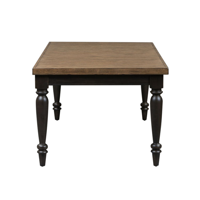 Harvest Home Rectangular Leg Dining Table in Chalkboard