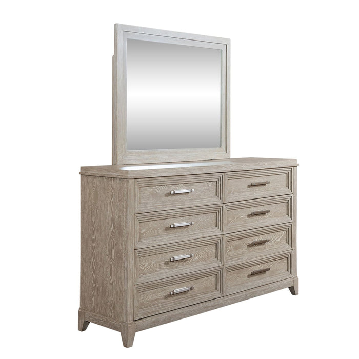 Belmar King Panel Bed, Dresser & Mirror, Chest