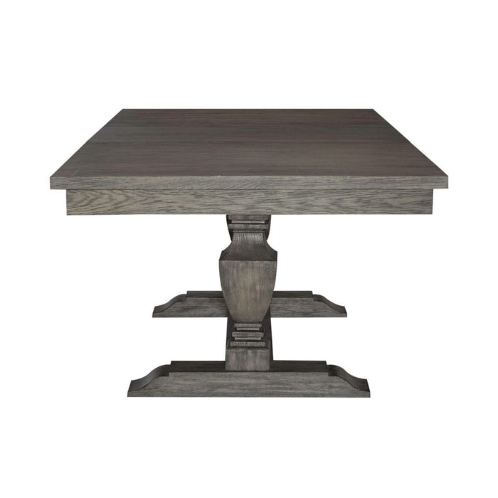 Liberty Furniture Westfield Trestle Table in Havana Brown