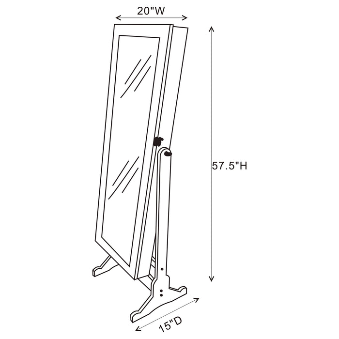 Moore Jewelry Cheval Mirror